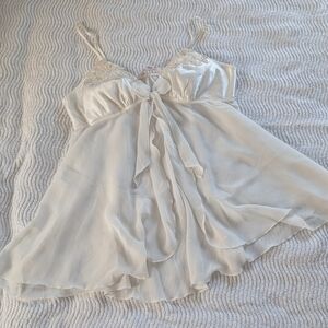 Blossom Intimates Cream Chemise Beaded Embroidery